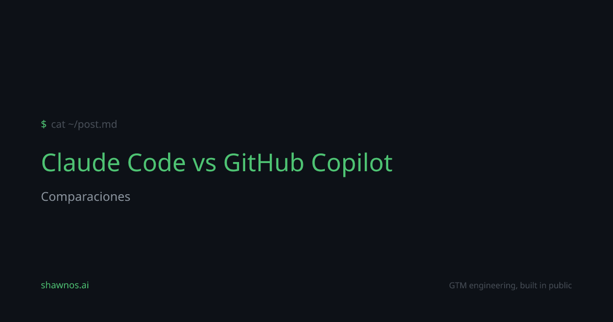 How-To: Claude Code vs GitHub Copilot | ShawnOS.ai