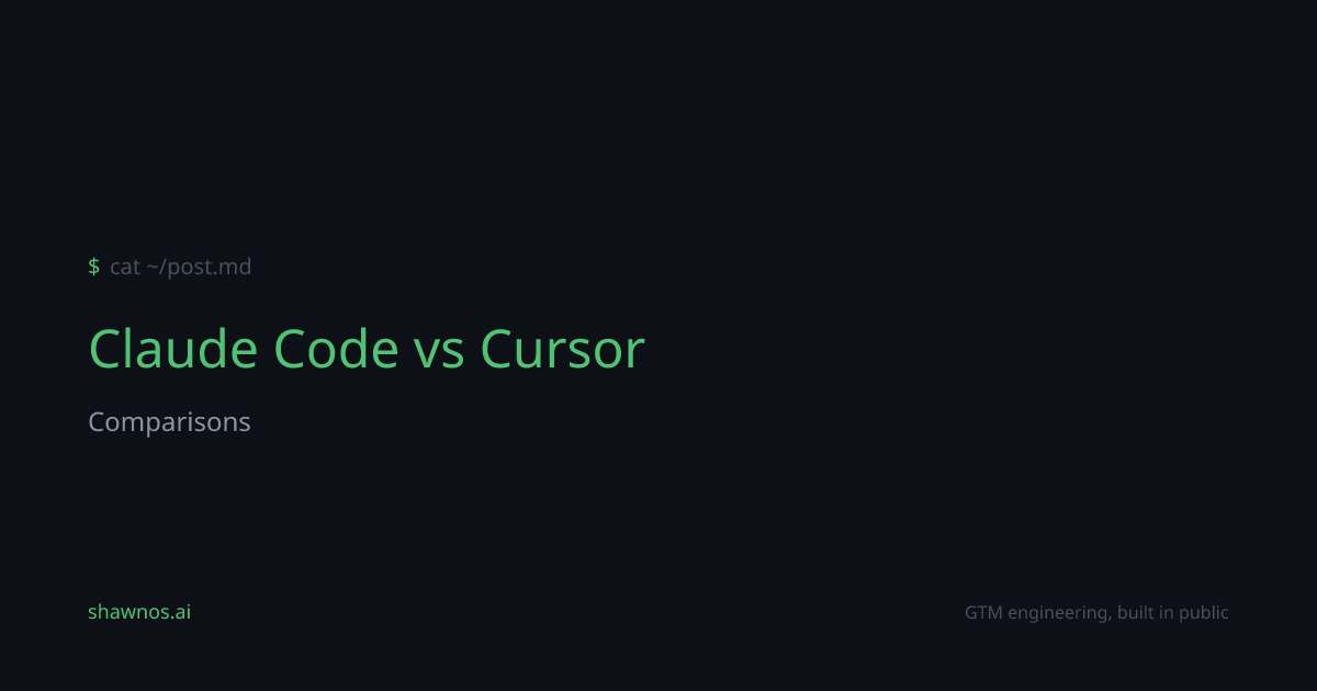 How-To: Claude Code vs Cursor