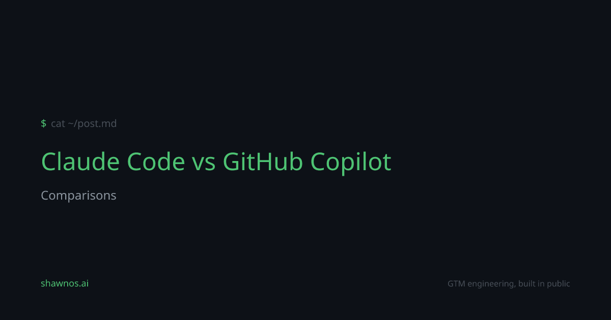 How-To: Claude Code vs GitHub Copilot