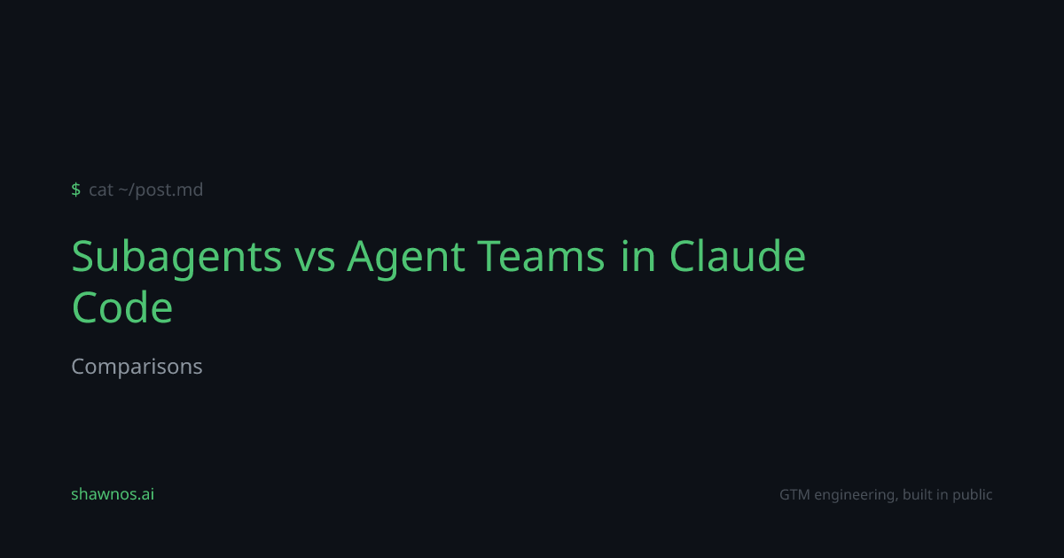 How-To: Subagents vs Agent Teams in Claude Code