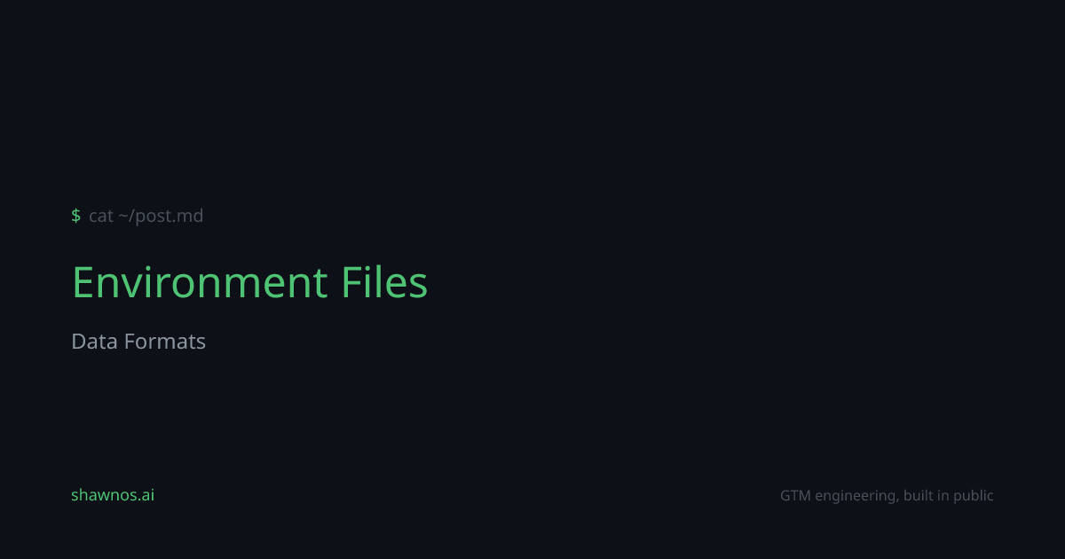 What is Environment Files? | Engineering Knowledge