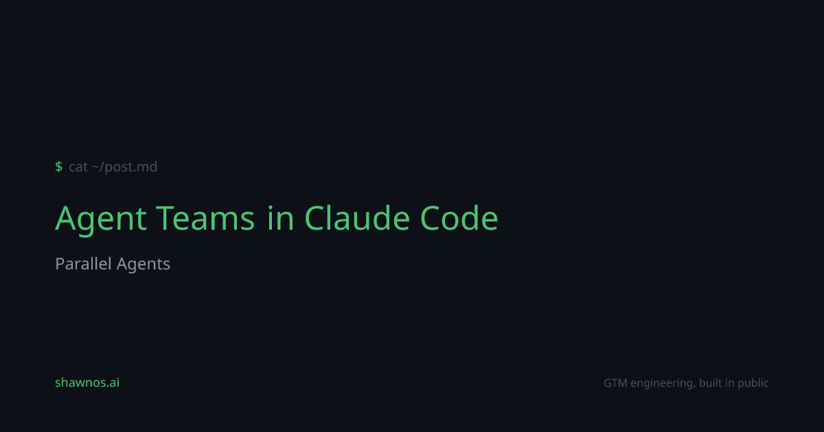 How-To: Agent Teams in Claude Code