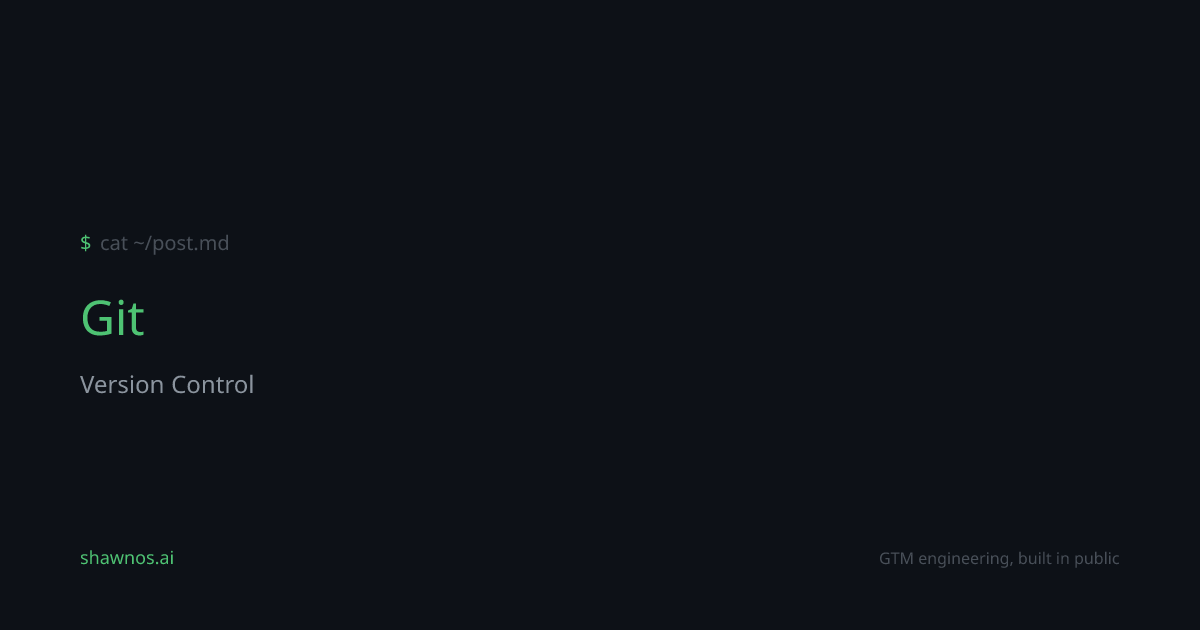 What is Git? | Engineering Knowledge | ShawnOS.ai